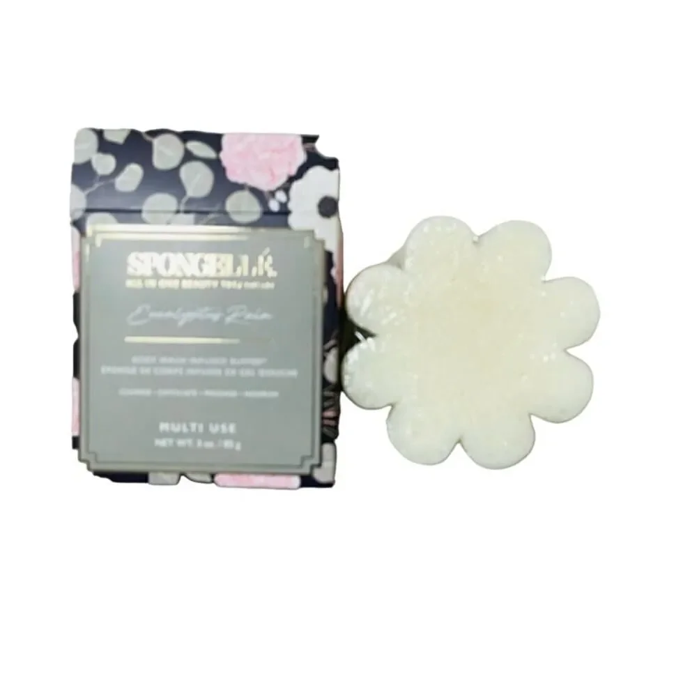 Spongelle Eucalyptus Rain Body Wash Infused Buffer New Sealed